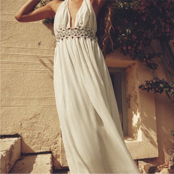 Zara limited edition bloggers favourite beaded cut out metallic thread dress - Picture 4 of 12